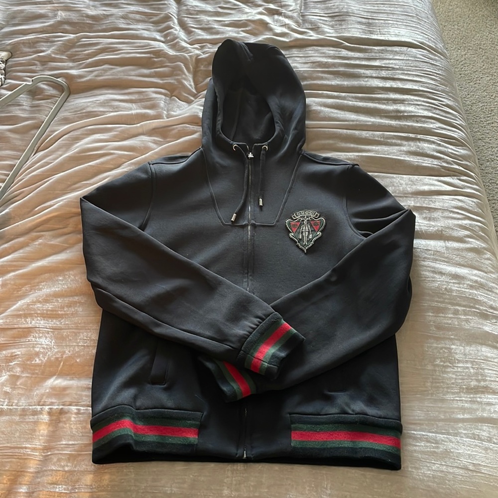 100% authentic Gucci zip-up jacket. Gucci equestrian collection. Great condition